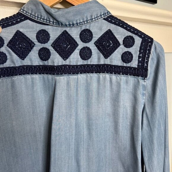 Anthropologie Holding Horses Dakota Embroidered Shirt - Picture 6 of 10